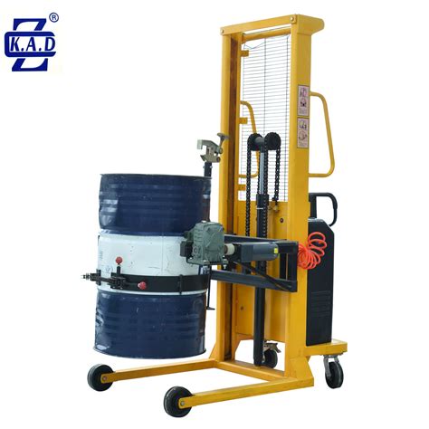 500kg 1500mm Fiber Pneumatic 44 Gallon Hydraulic Drum Lifter