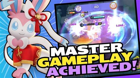 Pokemon Unite Sylveon Gameplay Master Rank Battle YouTube