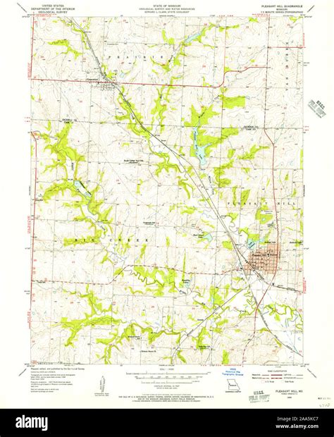 Pleasant Hill Missouri Map Hi Res Stock Photography And Images Alamy