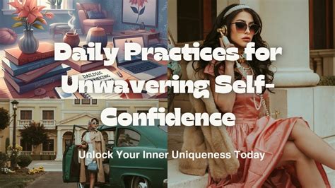 How To Build Confidence Self Esteem Daily Practices Youtube