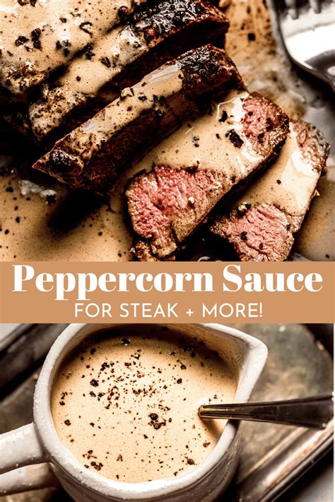 Easy Peppercorn Sauce For Steak Platings Pairings