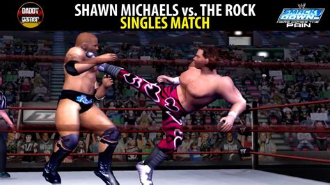 Shawn Michaels Vs The Rock Singles Match WWE SmackDown Here Comes