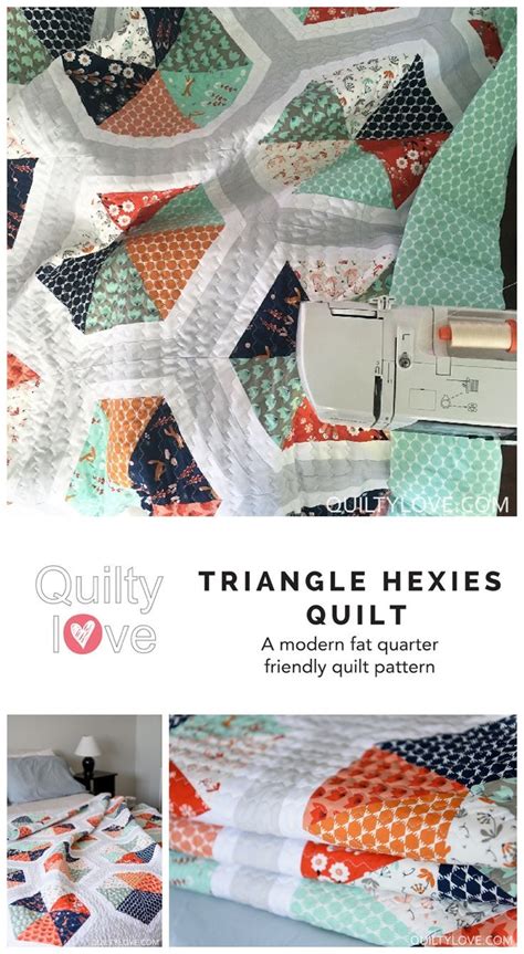 Triangle Hexies Pdf Quilt Pattern