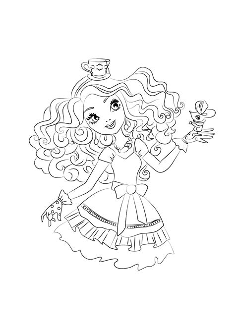 Ever After High Coloring Pages To Download And Print For Free