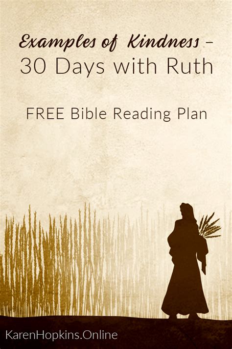 Examples Of Kindness In The Book Of Ruth Karen Hopkins Online