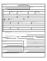 Certificate Of Live Birth Of Foundling OCRG Form No 101 Pdf OCRG