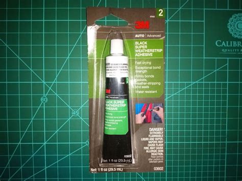 3m Black Super Weatherstrip Adhesive 03602 1 Oz 1 Oz Retail