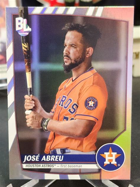 Topps Big League Baseball Jose Abreu Rainboe Foil Ebay