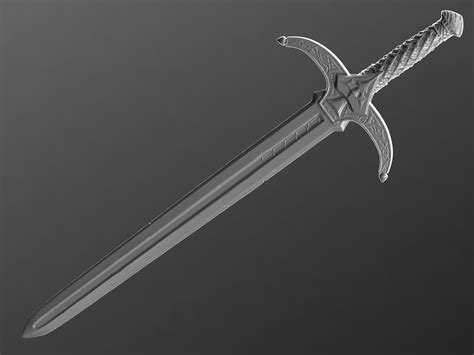 Fantasy Sword 3d Model Cgtrader