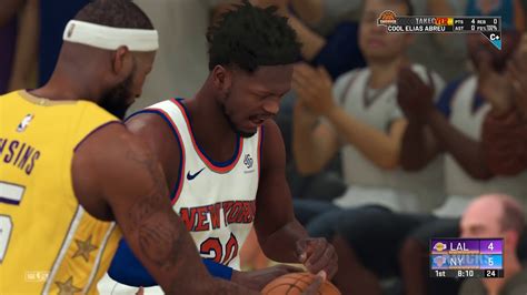 Nba 2k20 Game Play Ep 44 Lakers Vs New York Knicks In My Careers Season 1 Youtube