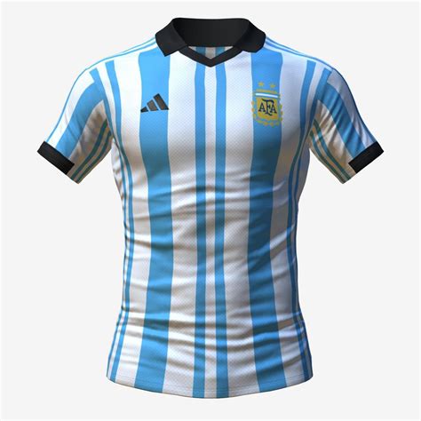 Así sería la nueva camiseta de la Selección Argentina para el Mundial