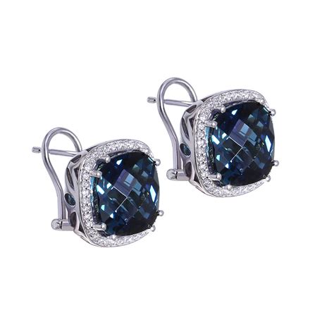 London Blue Topaz Earrings Jewelry Designs