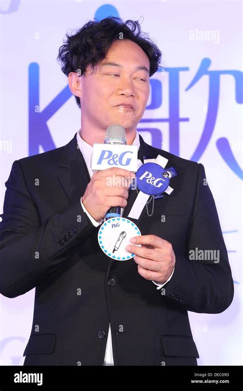 Super Star Eason Chan Attends Commercial Activity In Hong Kongchina On