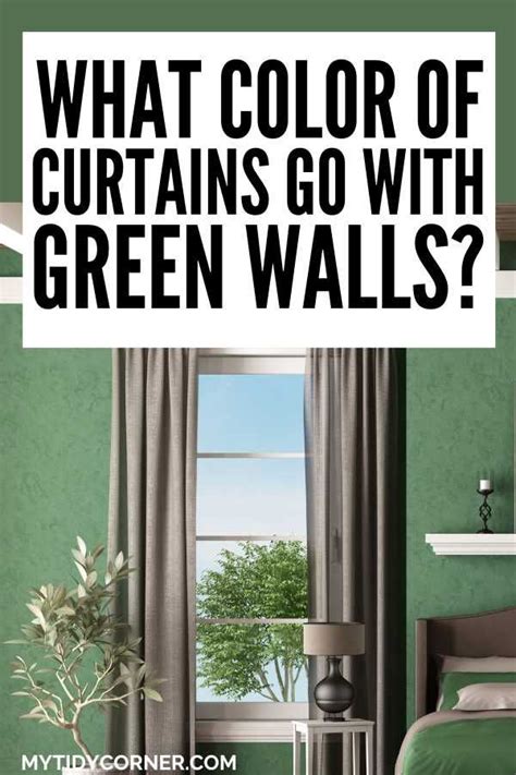 10 Best Curtain Colors For Green Walls Green Curtains Living Room