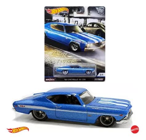 Hot Wheels Premium Chevrolet Chevelle Ss Azul Boulevard Frete grátis
