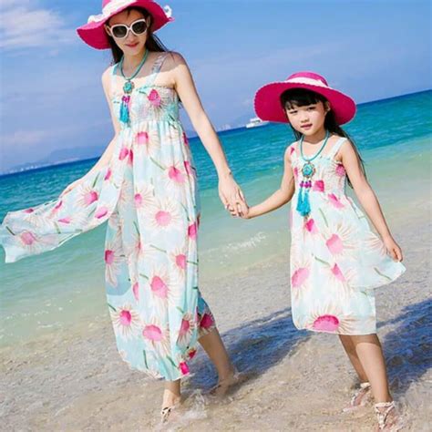 Mom Daughter Matching Tiered Party Wear Gown Online