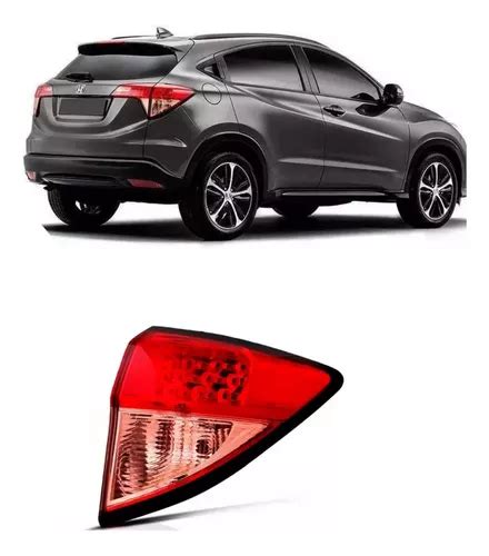 Lanterna Traseira Canto Honda Hrv 2015 2016 2017 Ld Led