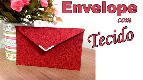 Envelope Personalizado Tecido YouTube