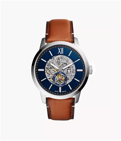 Skeleton Exposed Gear Watches - Fossil