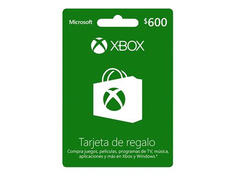 Tarjeta De Pesos Xbox Live En Mercado Libre