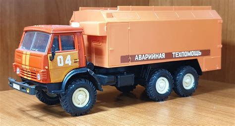 Модель автомобиля КАМАЗ-4310, аварийная техпомощь, СССР, 1:43. - купить ...