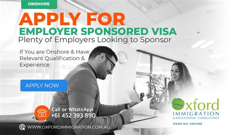 Application For Employer Sponsored Visa Oxford Immigration