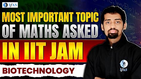 Iit Jam Biotechnology Chemistry Important Topics Iit Jam