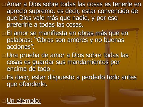 Ppt 63 El Primer Mandamiento De La Ley De Dios Es Amaras A Dios Sobre Todas Las Cosas