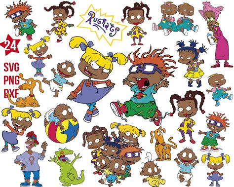 African Rugrats Svg Tommy Pickles Svg Chuckie Finster Svg Inspire