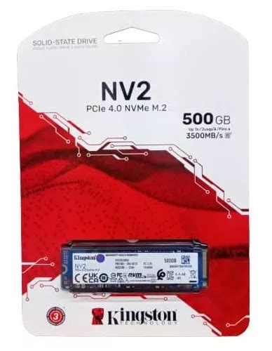 Disco Duro Solido Ssd Kingston M 2 Nvme Nv2 Pci E 4 0 500gb Mercadolibre