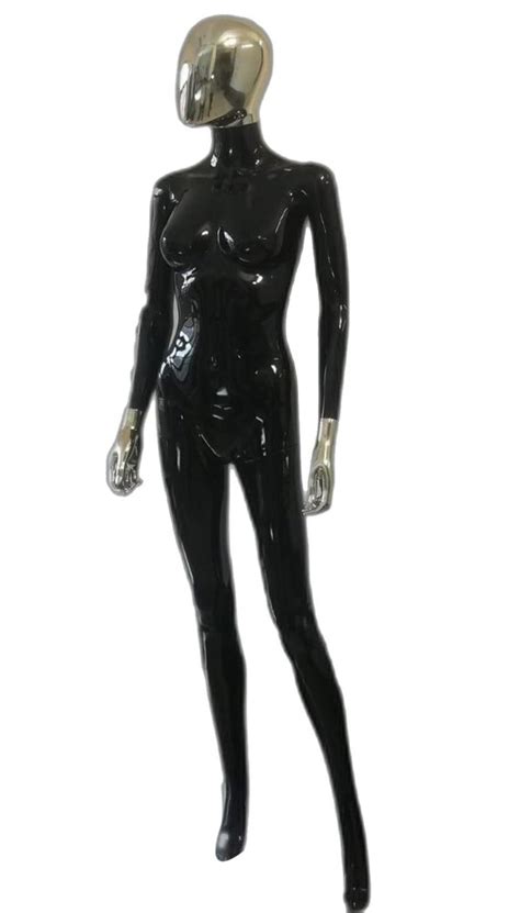 Standing Fiberglass Full Body Female Mannequin For Malls Size Feet