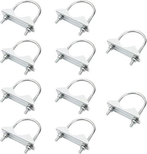 Amazon 10 PCS Antenna Mast Clamp V Jaw Block With U Bolts Anti