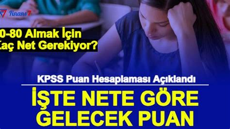 Kpss Puan Hesaplama A Kland Ka Nete Ka Puan Gelir Almak