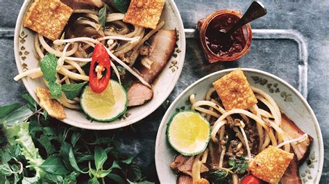 Braised Spiced Pork with Cao Lau Noodles Recipe | Bon Appétit