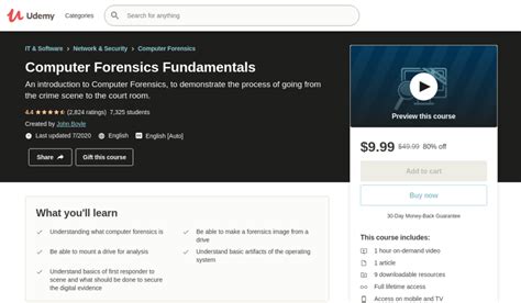 6 Best Computer Forensics Courses, Classes and Training Online (with Certificate)