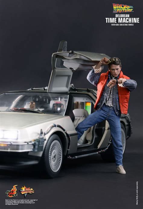 Back To The Future Hot Toys MMS260 Delorean Time Machine Part 1 1 6 Scale