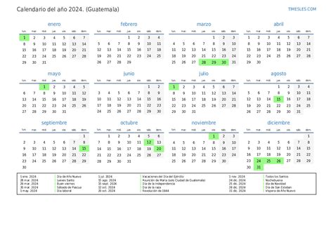 Calendario Tributario Guatemala 2024 - Marji Tandie