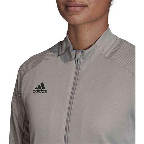 Womens Adidas Condivo Training Jacket Team Mid Grey Soccerpro