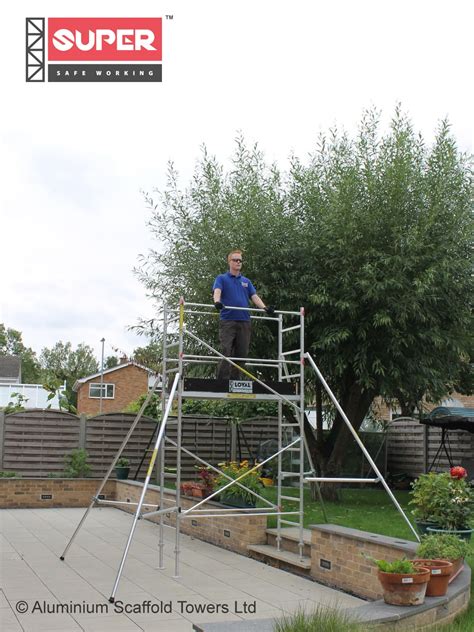 Mdiy Advanced Scaffold Tower With Telescopic Outriggers And