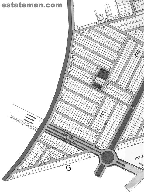 Map Of PIA Employee S Housing Society Lahore By Estateman