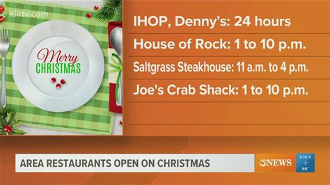 What Restaurants Are Open Christmas Day In Corpus Christi YouTube