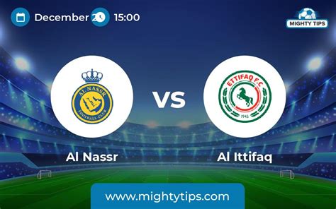 Al Nassr Vs Al Ettifaq Prediction Odds And Betting Tips 22 12 2023