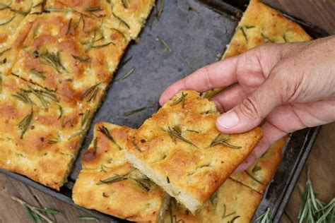 Easy Roasted Garlic Rosemary Vegan Focaccia Garden Grub