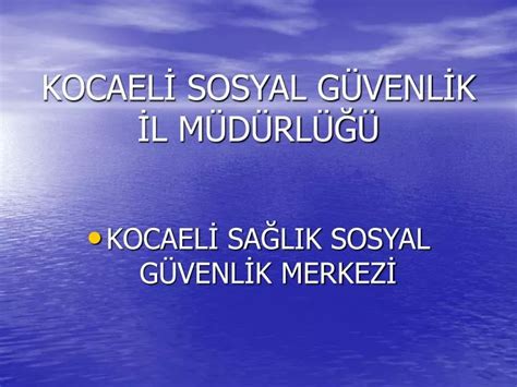 Ppt Kocael Sosyal G Venl K L M D Rl Powerpoint Presentation Id