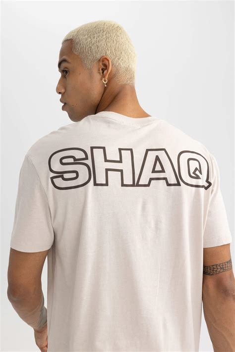 Grey MEN Standard Fit Shaquille O Neal Licensed Crew Neck T Shirt