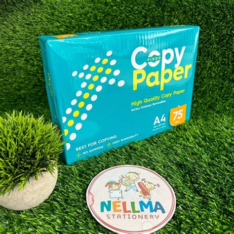 Kertas Hvs A4 Copy Paper 75 Gram Isi 500 Lembar Lazada Indonesia