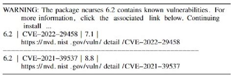 Example warning message. | Download Scientific Diagram