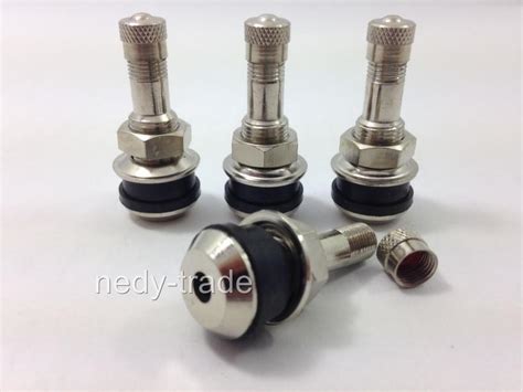 4 X TR413 NEUF TUBELESS MÉTAL CHROME ROUE PNEU VOITURE VALVES eBay