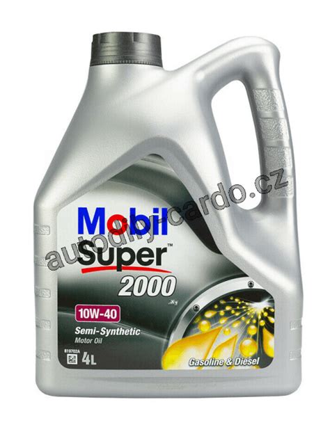 Mobil Super 2000 X1 10W-40 4L + štítek | autodily-cardo.cz
