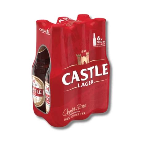 Castle Lager 330ML Six Pack Fleisherei Liquor Online